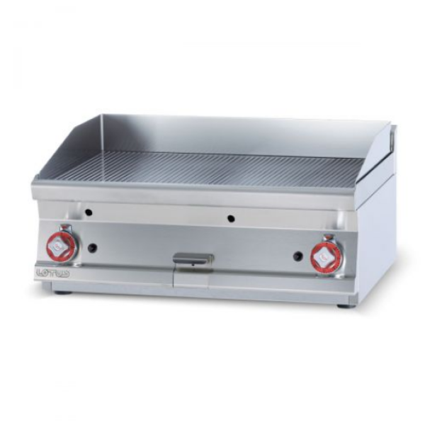  Πλατώ αερίου διπλό ραβδωτό Superchrom  FTRT-78GS 